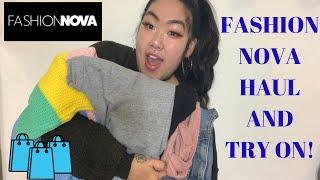 FASHIONNOVA HAUL & TRY ON | 4 MONTHS POST PARTUM [Love your f'n body edition]