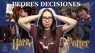 Top 10 | Las PEORES DECISIONES en las películas de Harry Potter | Ranking Harry Potter