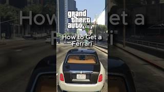 How to Get a Ferrari in GTA V | gta v #gta #gta5 #gaming #shorts #shortsfeed #shortvideo #gtaviral