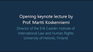 Prof. Martti Koskenniemi | International cyber law: does it exist and do we need it? (Full lecture)