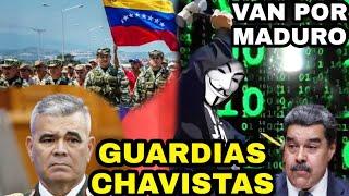 ANONYMOUS DA GOLPE DE ESTADO A NICOLAS MADURO ESTÁN DESOBEDECIENDO AL VLADIMIR PADRINO LOPEZ