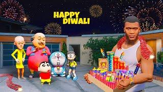 Shinchan & Franklin Celebrate Diwali With Friends in Gta 5