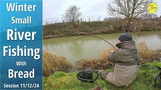 Simple Winter Small River Fishing inc. Watercraft, Swim Choice & Conditions - 11/12/24 (Vid 537)