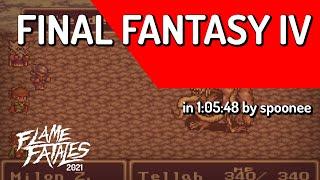 Final Fantasy IV by spoonee in 1:05:48 - Flame Fatales 2021