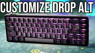 How To CUSTOMIZE Drop Alt Keyboard LIGHTS And REMAP KEYS!!!