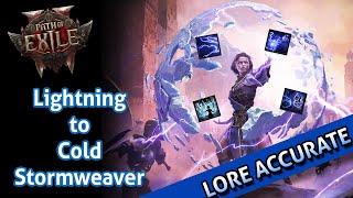 Lightning to Cold Stormweaver Build Guide - Path of Exile 2 | SO MANY COMBOS