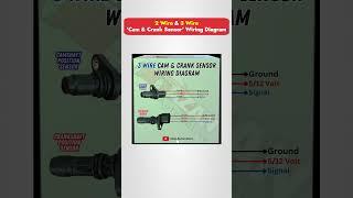 Cam & Crank Sensor Wiring Diagram | Azan Automotive #camsensor #cranksensor #autoelectrician