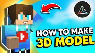 Minecraft Character Modelling is EASY!  in Prisma 3D [Hindi] | How To Use Prisma 3d