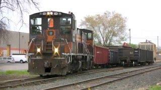 MP15AC Switching Action!  Milwaukee Road Bandits on the Soo Line Camden Job