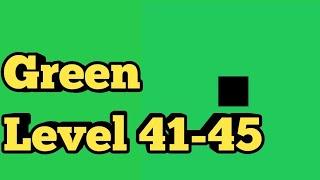 Green Level 41 42 43 44 45 Green Puzzle Game|Bart Bonte Game Walkthrough