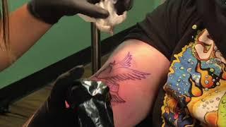 Lasko Gets Lil Peep's Crybaby Tattoo