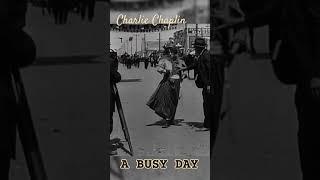 Charlie Chaplin and Mack Sennett in A Busy Day #chaplin #keystone