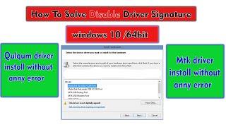 how to install mtk and all usb driver windows 10 64 bit /windows10 me mtk driver kaise install kare