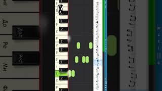 Чижик-Пыжик - Как играть на пианино #shorts #pianotutorial #synthesia