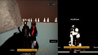 Weak Error404 And Disbelief Papyrus Showcase! [Undertale Bone Line] [Roblox]