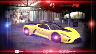 NFS MW 2005 - Car Mod - Hennessey Venom F5 - World's Fastest Car - With Gameplay.....