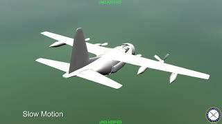 Animation of Fatal Marine Corps KC-130T Crash