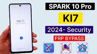 Tecno Spark 10 Pro (Ki7) Frp Bypass Latest Security New Method 2024