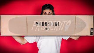 НОВЫЙ КАРБОНОВЫЙ ЛОНГБОРД ОТ СПОНСОРОВ MOONSHINE MFG / ПОДАРКИ ДЛЯ СКЕЙТЕРОВ!