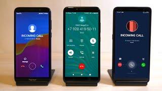 Honor vs HTC vs Alcatel Incoming Calls