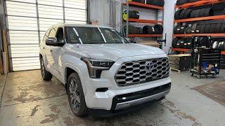 Купили на аукционе #manheim ,новую 2023 Toyota Sequoia Capstone за $95.000 . Новые авто из США 