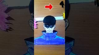 Guess the real hair of Gojo Satoru 🫵 #gojosatoru #anime #animedrawing #gojo #shorts