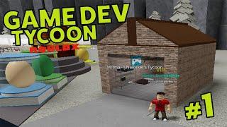 STARTING MY OWN GAME DEVELOPMENT COMPANY - Roblox Game Dev Tycoon #1