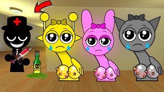 Sprunki Simon And Pinki And Grey Wants me to Help Them but VS Mr.Black Doctor in Garry's Mod