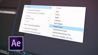 Shape Layers in After Effects