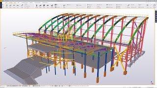 40 Topengineer.ru models. BIM Tekla Structures.