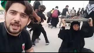 Najaf Se Karbala ka safar||Arbaeen  walk||Zaireen Khidmat||Farhan Ali Waris