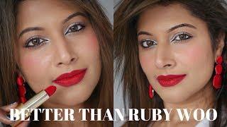 SAY GOODBYE TO RUBY WOO | LISA ELDRIDGE PLUSH TRUE VELVET MATTE LIPSTICK DETAILED REVIEW BROWN SKIN