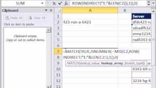 Excel Magic Trick 699: VLOOKUP Mixed Number & Letter Partial Text Extract For Lookup Value