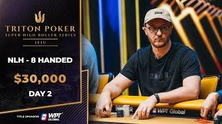 $30K NLH 8-Handed – Event #5, Day 2 | Triton Poker Series Jeju 2025