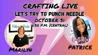 Come Spend Halloween Learning to Punch Needle