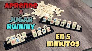 Rummy, aprende a jugar en 5 minutos / como jugar rummy / reglas del rummy / juego de mesa rummy