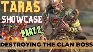 TARAS is EVERYWHERE part 2 | the Clan Boss showcase ft Supreme Kael | Raid: Shadow legends