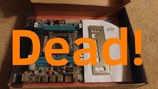 Chinese X79 motherboard is dead!