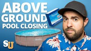 How to WINTERIZE An Above Ground POOL