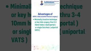 Smaller Cuts, Faster Recovery!  Experience the Power of VATS Surgery | Dr. Balasubramoniam KR