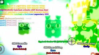 I HATCHED THIS PET WHILE STREAMING...... | ROBLOX TAPPING LEGENDS X 25M UPDATE