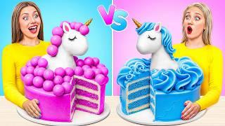 Cake Decorating Challenge | Bubble Gum vs Chocolate Food by Multi DO Challenge