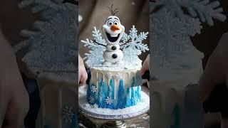 OLAF BIRTHDAY CAKE ️ | Winter Wonderland Magic!