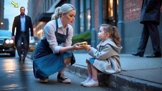 Young Waitress Offered Her Sandwich To a Little Girl—Didn't Know Her Father Was A Millionaire and…
