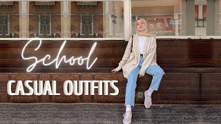 SCHOOL CASUAL OUTFITS | modest fashion lookbook 2021