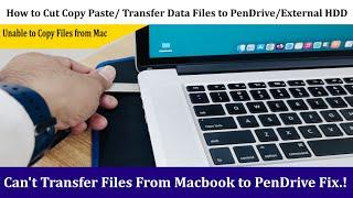 Mac to External HDD में Data Copy करना सीखें | Unable to Copy Files From Mac to External Hard Drive