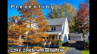 Charming 3 Bedroom Colonial in Euclid Ohio JUST LISTED!  $160,000