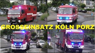 GROSSEINSATZ LAGERHALLENBRAND KÖLN PORZ AM 3.7. 2021 (EINSATZFAHRTEN UND MEHR) #MontisEinsatzfahrten