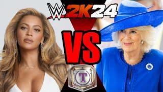 Beyoncé (c) vs Queen Camilla for WOMEN'S CHAMPIONSHIP (TAYLOR'S VERSION)