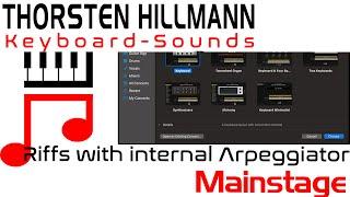 Mainstage - Riffs with the internal arpeggiator, a very cool idea